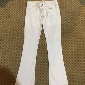 American Eagle White Stretch Regular Size 2 Jeans